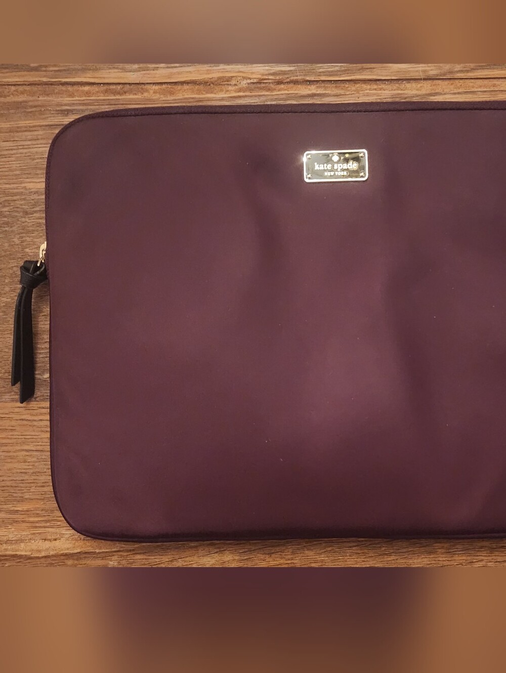 Kate Spade Laptop Sleeve in Plum NWOT